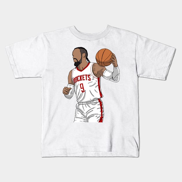 Dillon Brooks Kids T-Shirt by Luna Illustration